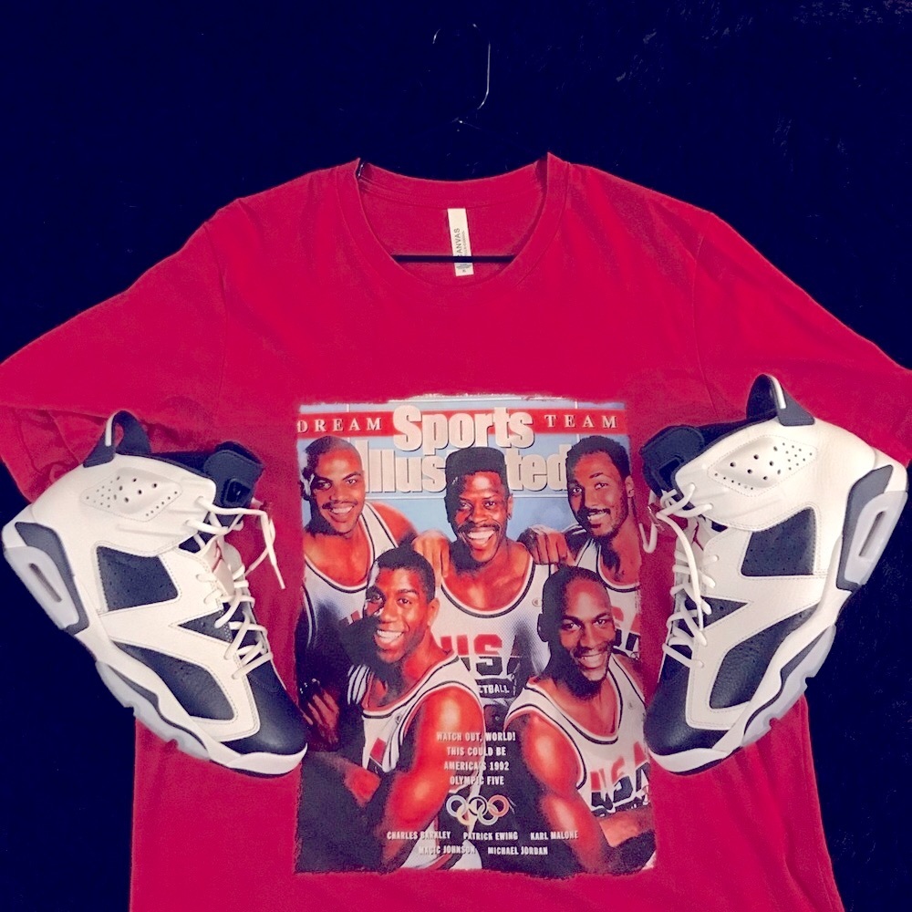 RETRO 6 OLYMPICS/ OLYMPICS 90’s T-SHIRT